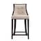 Manhattan Comfort Fifth Ave Counter Stool in Cream and Dark Walnut, PK2 2-CS012-CR - alternate 7
